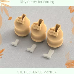Boot Mini Cutter, Micro Clay Cutter, 3 Sizes