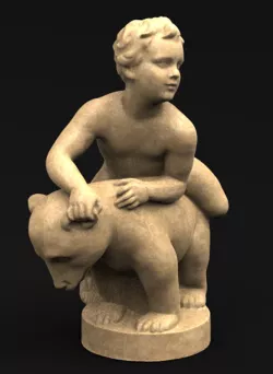 Boy and Bear 3D Model