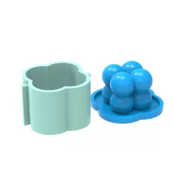 Bubble candle silicone mold - Bubble candle silicone mold