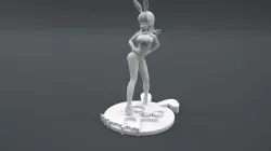Bulma Bunny Figurine