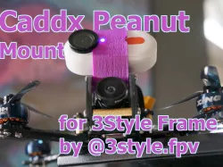 Caddx Peanut Mount for 3Style Frame
