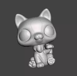 cat maneki-neko .obj .stl animal cat animal cat animals pet