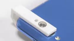 Cell phone microscope adapter for laser pointer lens