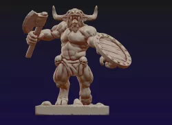 Charging Minotaur