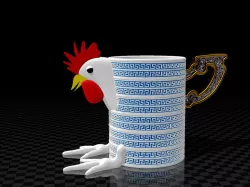 chicken mug