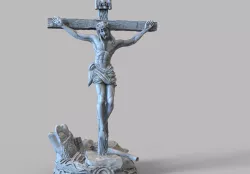 CHRIST ON CROSS STL