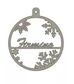 Christmas bauble 2D Firmino