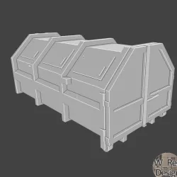 CLOSED ROLL-OFF DUMPSTER