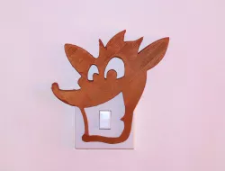 Crash bandicoot light switch cover