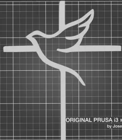 Cross and dove topper