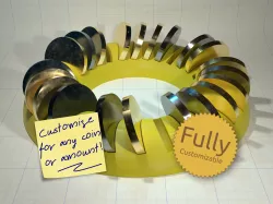 Customizable Circular Coin Rack Display