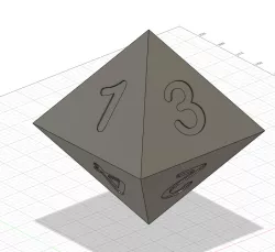 D8 Shaped Dice Box