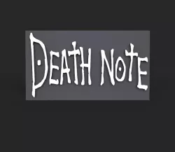 Death note 3D logo