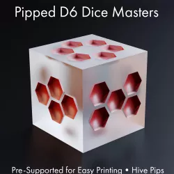 Dice Masters - Sharp-Edged Hive Pipped D6 - Pre-Supported