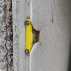 door holding bar for external EDF meter