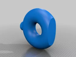 Doughnut round vase