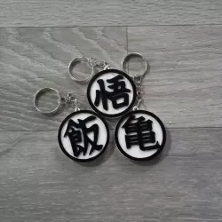 Dragon Ball Z Kanjis Keychain