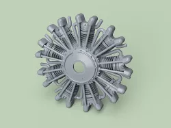 Dummy_9_Cylinder_Radial_Aero_Engine