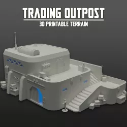 Dune One - Trading Outpost - SciFi / Star Wars / 40 K Tabletop Terrain