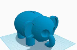 Elephant money box