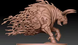 Endless Spells: Beasts of Chaos- A Wildfire Taurus