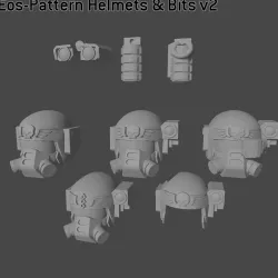 Eos-Pattern Helmets and Bits - Grimdark Stormtroopers