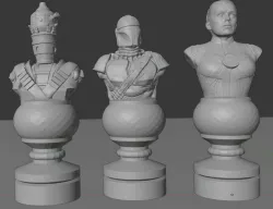 Extra Star Wars Chess Pieces