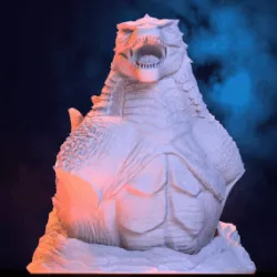 Fan Art - Godzilla - Bust