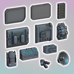 Flatline City – Exterior Wall Accessories (OpenLock Compatible)