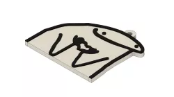 Flork love keychain
