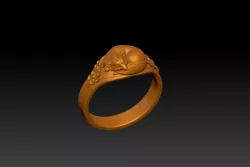 Flower Fox Ring