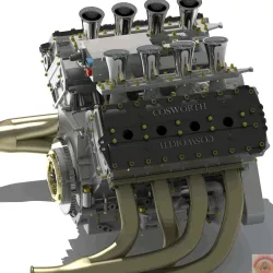FORD COSWORTH V8 DFV - ENGINE
