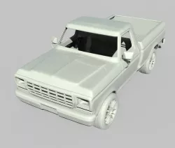 Ford F100 Regular cab STL files 313 mm
