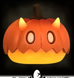 Genshin Impact Pyro Slime Pumpkin