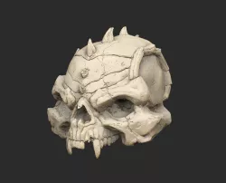 Giant Demon Skull