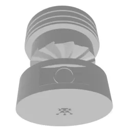 GRINDER GRINDER GRINDER GRINDER GRINDER CRUSHER WEED PISTON 60X40MM TURBINE 40MM EASY PRINT FDM SLA