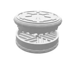 GRINDER GRINDER GRINDER GRINDER WEED STAR-WARS GRINDERKING 60MM EASY PRINT FDM O SLA