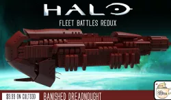 Halo Banished Dreadnaught (Halo Fleet Battles Redux)