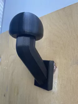 Helmet holder for for motorcycle helmet