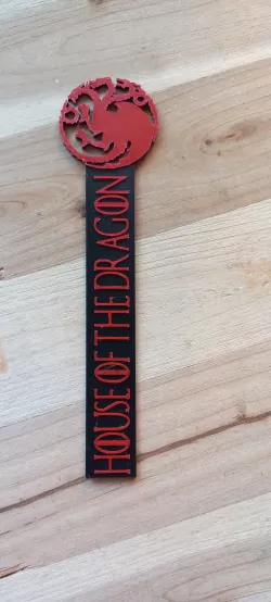 House of the dragon bookmark