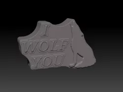 I Wolf You - MOLD BATH BOMB, SOLID SHAMPOO