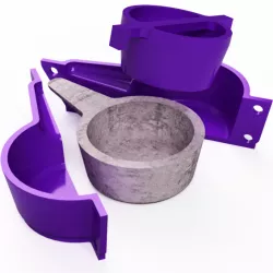 INCENSE BURNER MOLD V3 | CEMENT POT MOLD | SAHUMADOR