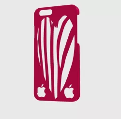 Iphone 6 Apple Zebra Heart
