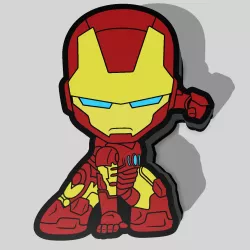 IRON MAN (MARVEL) LAMP, SAME LAYER