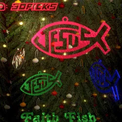 Jesus Faith Fish Ornament!