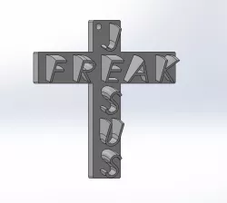 JESUS FREAK KEYCHAIN