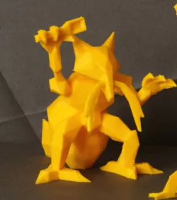 Kadabra Low Poly Pokemon