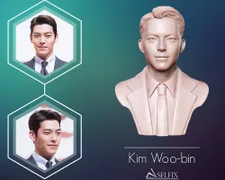 Kim Woo-bin portrait 3D print model