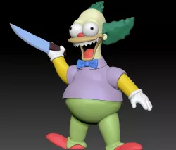 Krusty doll cursed doll the simpsons the little house of horror
