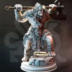 Lion-folk Barbarian - Ezeqial